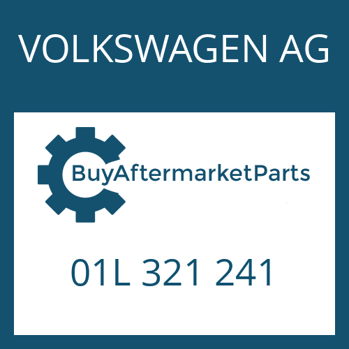 01L 321 241 VOLKSWAGEN AG PUMP