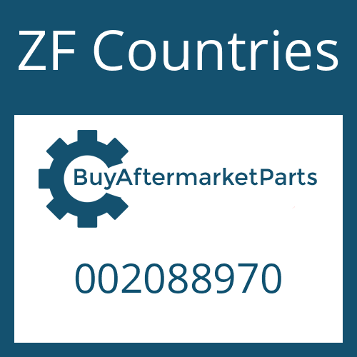 002088970 ZF Countries O-RING