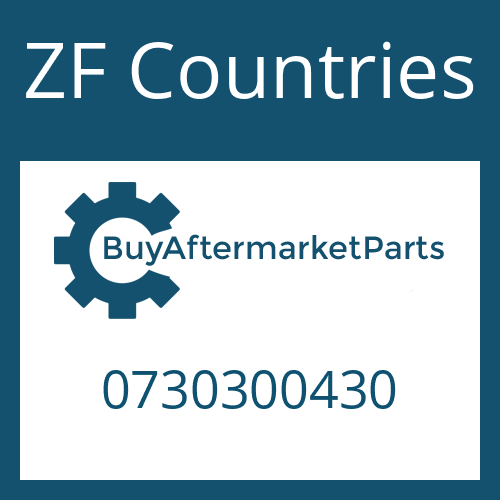 0730300430 ZF Countries SNAP RING
