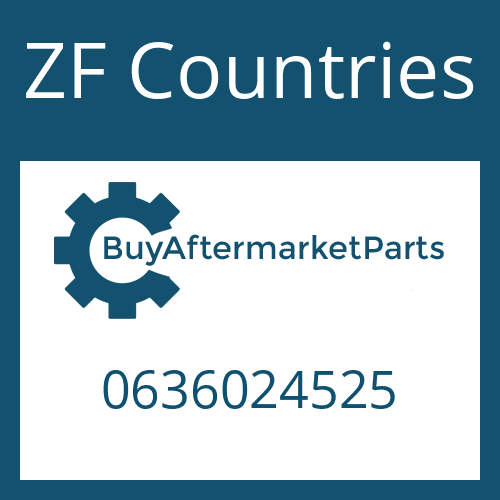 0636024525 ZF Countries HEXAGON SCREW