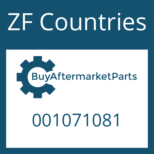 001071081 ZF Countries SCREW PLUG