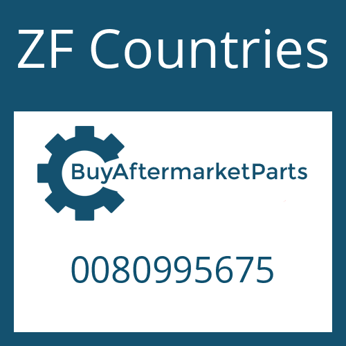 0080995675 ZF Countries SEALING RING