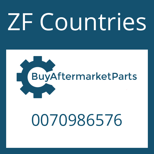 0070986576 ZF Countries SPRING WASHER