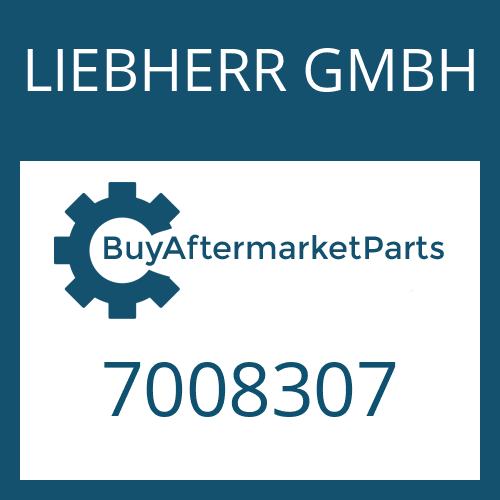 7008307 LIEBHERR GMBH ROUND SEALING RING