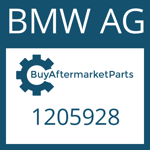 1205928 BMW AG ROUND SEALING RING