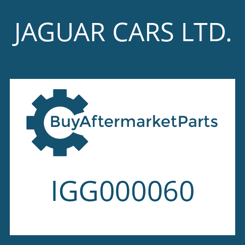 IGG000060 JAGUAR CARS LTD. CONTROL UNIT