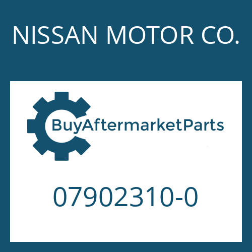 07902310-0 NISSAN MOTOR CO. BREATHER