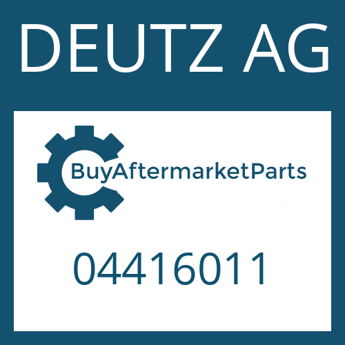 04416011 DEUTZ AG RETURN TUBE