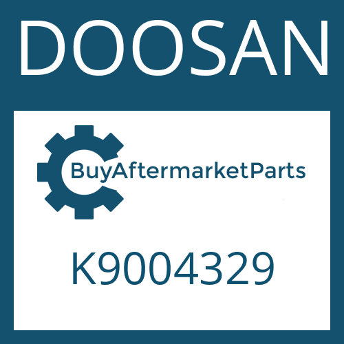 K9004329 DOOSAN OIL TUBE