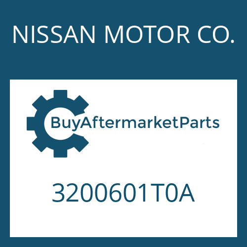 3200601T0A NISSAN MOTOR CO. SWITCH