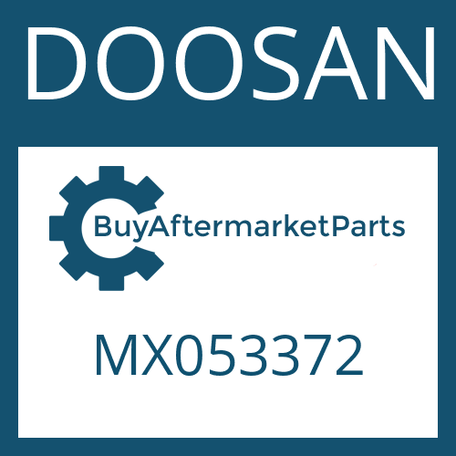 MX053372 DOOSAN STAUBKAPPE