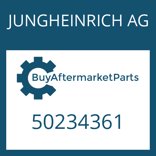 50234361 JUNGHEINRICH AG PRESSURE PLATE