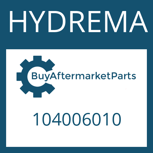 104006010 HYDREMA SUPPORT RING