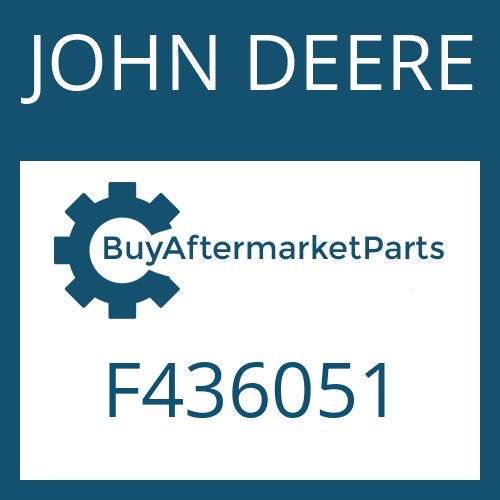 F436051 JOHN DEERE PLAIN BEARING