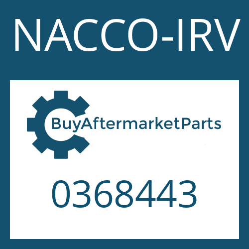 0368443 NACCO-IRV SHIM PLATE