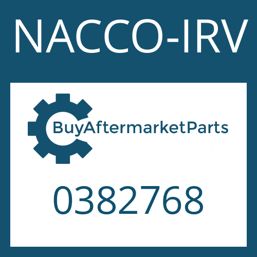 0382768 NACCO-IRV RETAINING RING