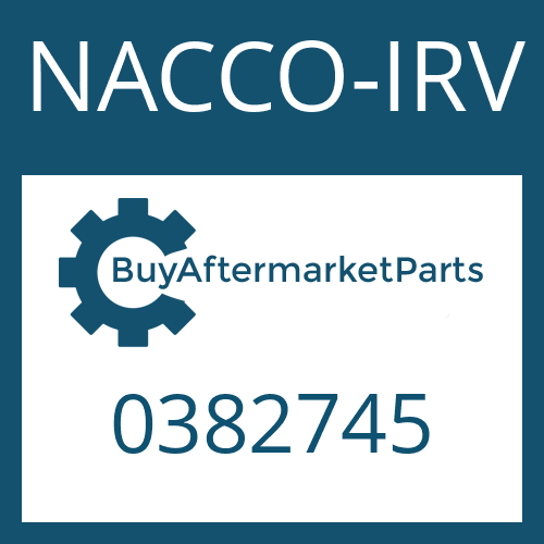 0382745 NACCO-IRV SNAP RING