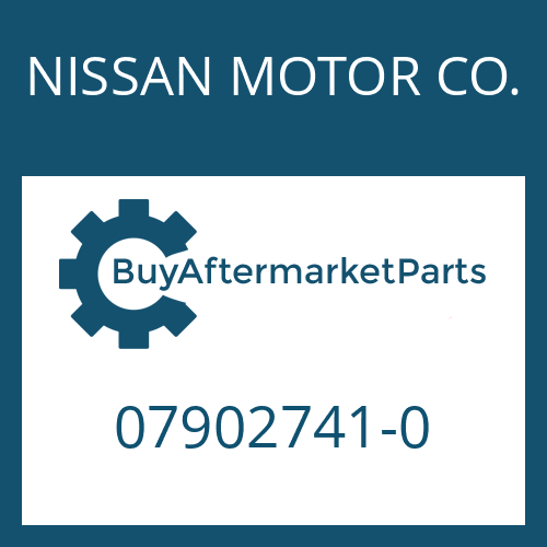 07902741-0 NISSAN MOTOR CO. SNAP RING