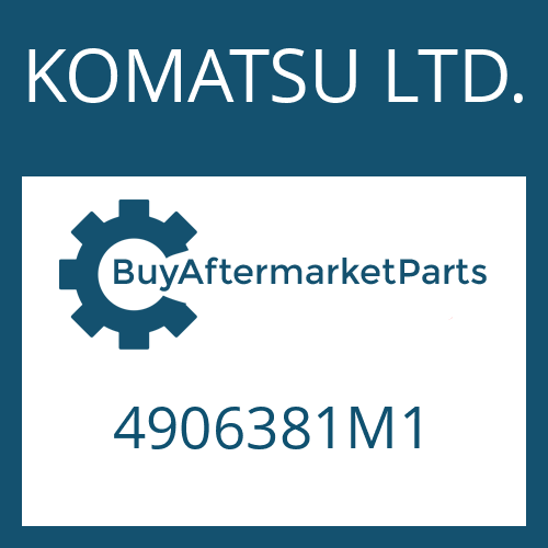 4906381M1 KOMATSU LTD. SNAP RING