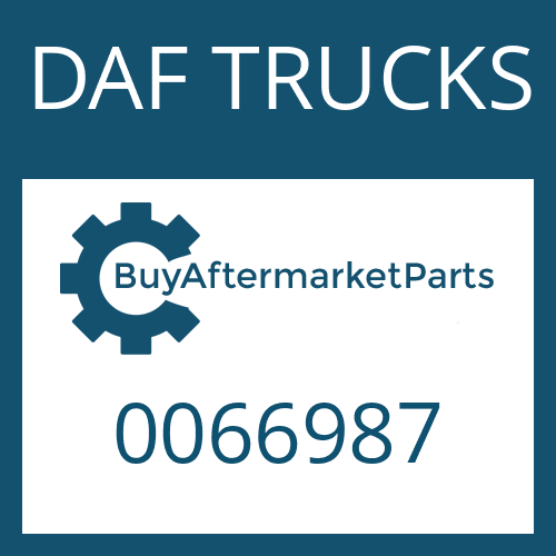 0066987 DAF TRUCKS SLOT.PIN