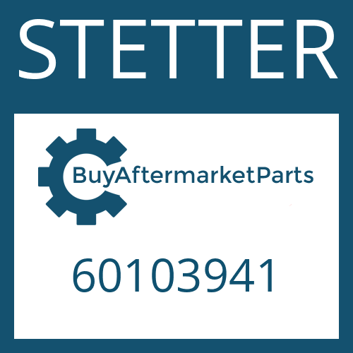 60103941 STETTER FITTED KEY