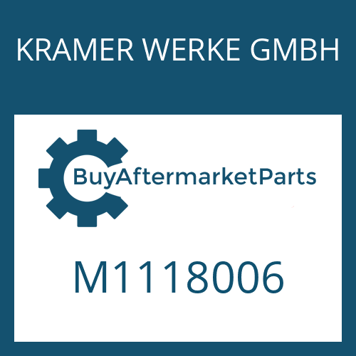 M1118006 KRAMER WERKE GMBH COTTER PIN
