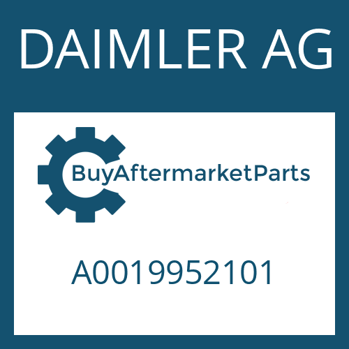 A0019952101 DAIMLER AG CLAMP