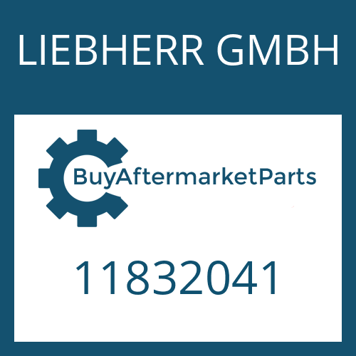 11832041 LIEBHERR GMBH O-RING