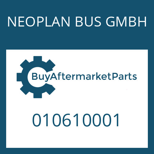 010610001 NEOPLAN BUS GMBH O-RING