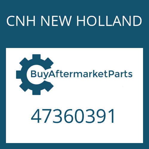 47360391 CNH NEW HOLLAND O-RING