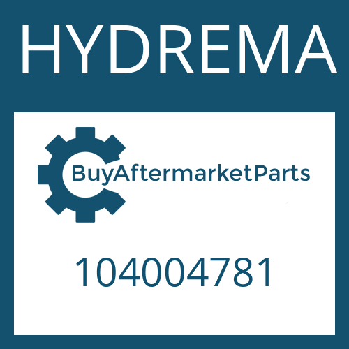 104004781 HYDREMA O-RING