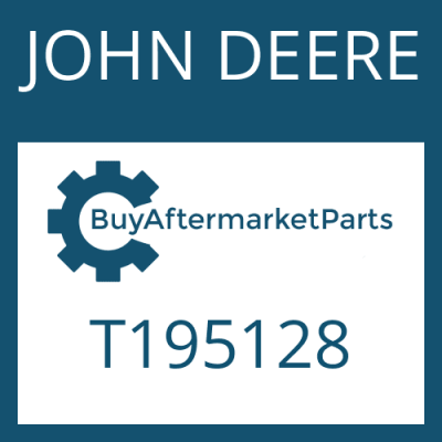 T195128 JOHN DEERE O-RING