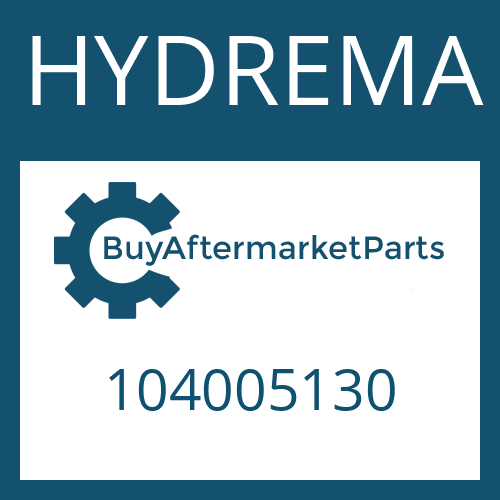 104005130 HYDREMA SHAFT SEAL