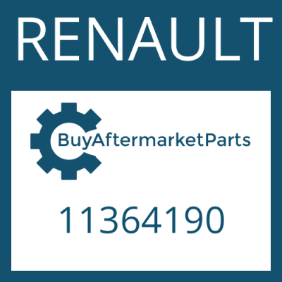 11364190 RENAULT SHAFT SEAL