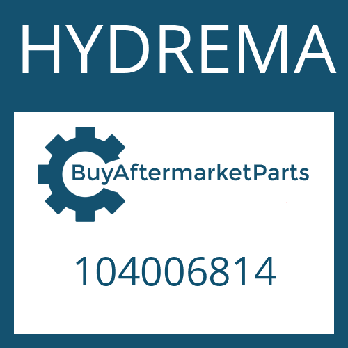 104006814 HYDREMA O-RING