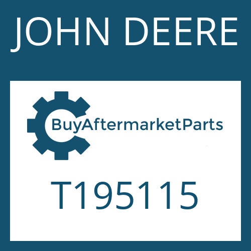 T195115 JOHN DEERE O-RING