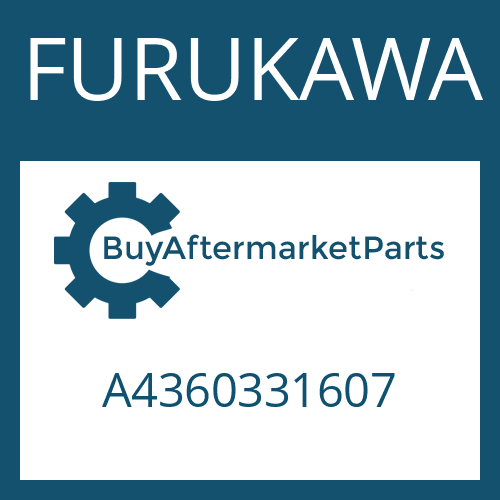 A4360331607 FURUKAWA O-RING