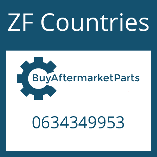 0634349953 ZF Countries O-RING