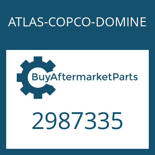 2987335 ATLAS-COPCO-DOMINE SEALING RING