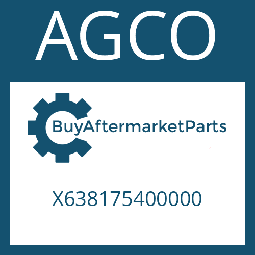 X638175400000 AGCO AXIAL NEEDLE CAGE