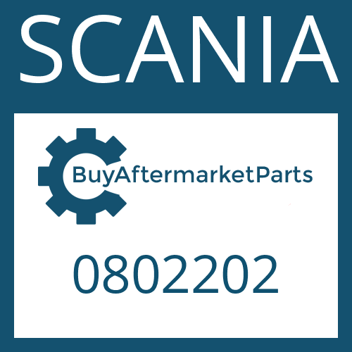 0802202 SCANIA HEXAGON SCREW