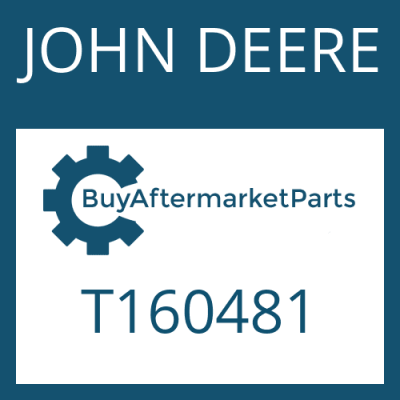 T160481 JOHN DEERE HEXAGON SCREW