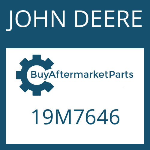 19M7646 JOHN DEERE HEXAGON SCREW