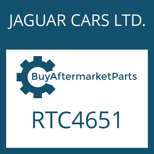 RTC4651 JAGUAR CARS LTD. HEXAGON SCREW