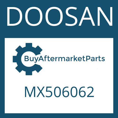 MX506062 DOOSAN CAP SCREW