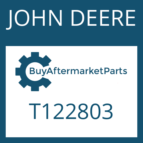 T122803 JOHN DEERE SCREW PLUG