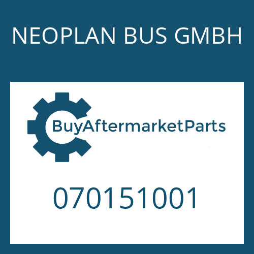 070151001 NEOPLAN BUS GMBH SCREW PLUG