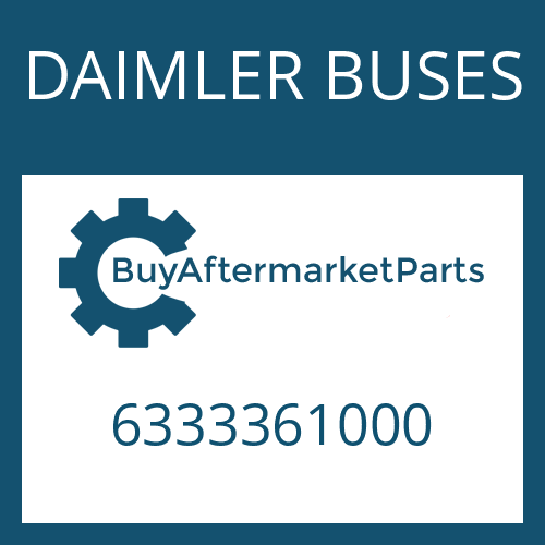 6333361000 DAIMLER BUSES SCREW PLUG