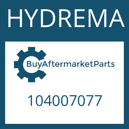 104007077 HYDREMA SCREW PLUG