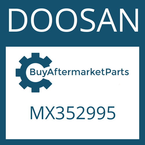 MX352995 DOOSAN SCREW PLUG